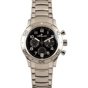 Pre-Owned Breguet Type XX 3820 Black Dial