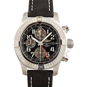 Breitling Avenger Chronograph GMT 45 Black Arabic Dial