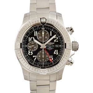 Breitling Avenger Chronograph GMT 45 Black Dial