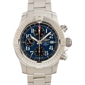 Breitling Avenger Chronograph GMT 45 Blue Arabic Dial