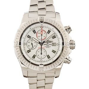 Breitling Super Avenger A1337011/A660 White Dial