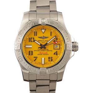 Breitling Avenger II Seawolf Yellow Dial