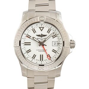 Breitling Avenger Automatic GMT 43 White Dial