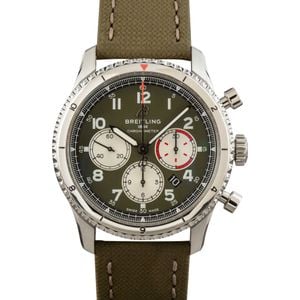 Breitling Aviator 8 B01 Green Dial