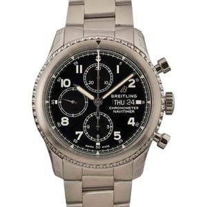 Pre-Owned Breitling Navitimer Black Dial