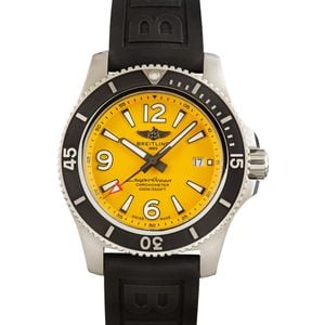 Pre-Owned Breitling Superocean 44 Yellow Dial