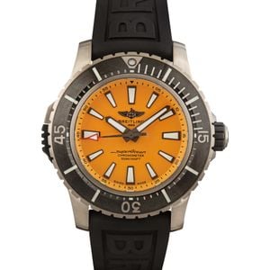 Breitling Superocean Yellow Index Dial