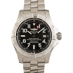 Mens Breitling Avenger Seawolf Black Dial