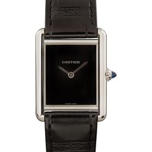 Cartier Tank Must Watch Black Dial