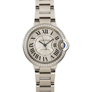 Cartier Ballon Bleu Diamond Bezel