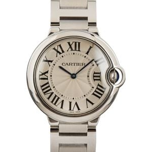 Ballon Bleu De Cartier Silver Roman Dial