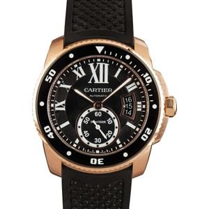 Calibre De Cartier 18k Rose Gold