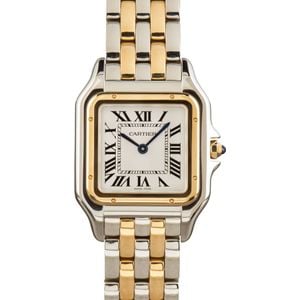 Used Panthere de Cartier Silver Roman Dial