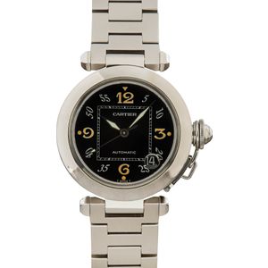 Cartier Pasha C Stainless Steel Arabic Dial