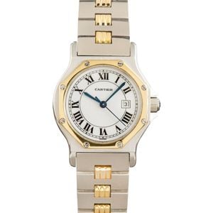 Ladies Cartier Santos Octagon