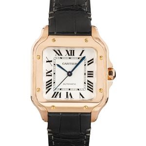 Santos de Cartier 18k Rose Gold Medium Model