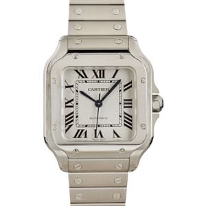 Cartier Santos Stainless Steel Medium