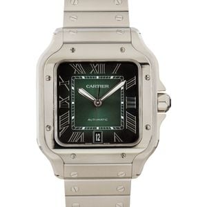 Cartier Santos de Cartier Large Green Dial