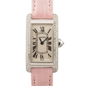 Cartier Tank Americaine 18k White Gold