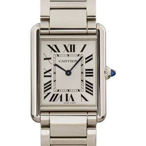 Used Cartier Tank Must Watch Stainless Steel