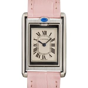 Pre-owned Cartier Tank Basculante Stainless Steel