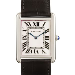 Cartier Tank Solo Large White Roman Dial