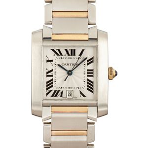 Cartier Tank Francaise Steel & Gold