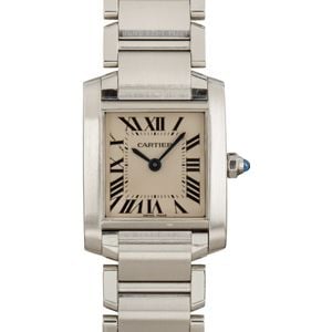 Used Cartier Tank Francaise Silver