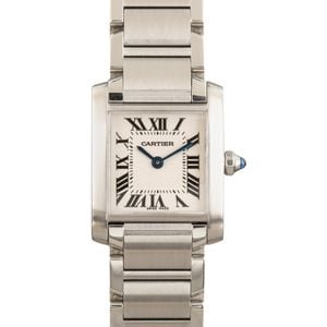 Ladies Cartier Tank Francaise Steel