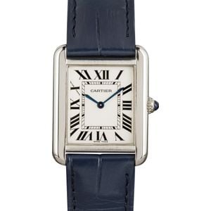 Cartier Tank Solo Stainless Steel on Leather Strap