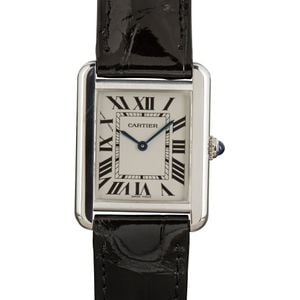 Cartier Tank Solo Small Model Leather Band