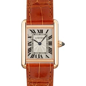 Tank Small Model Louis Cartier Rose Gold