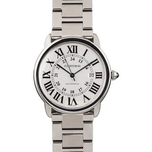 Cartier Ronde Solo De Cartier W6701011 Steel Men's Watch