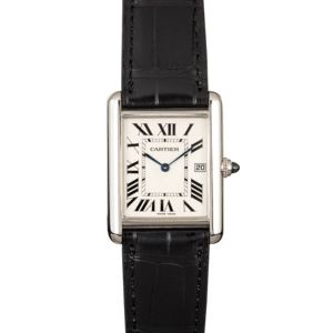 Cartier Tank Louis 18K White Gold