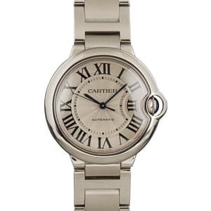 Pre-owned Ballon Bleu De Cartier Stainless Steel