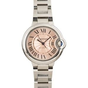 Cartier Ballon Bleu Pink Roman Dial