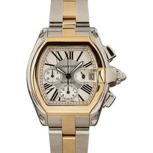 Cartier Roadster Stainless Steel & 18k Yellow Gold