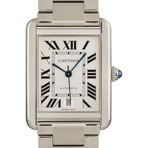 Cartier Tank Solo Silver Roman