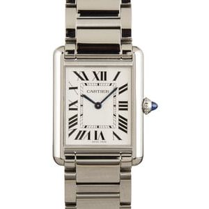 Used Cartier Tank Must Watch Large Model