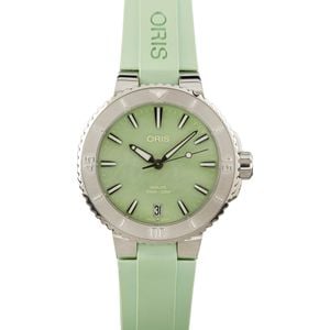 Oris Aquis Date Green Rubber Strap