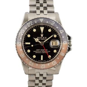 Vintage Rolex GMT-Master 1675 Glossy Gilt Dial