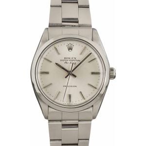 Vintage Rolex Air-King 5500 Silver Dial