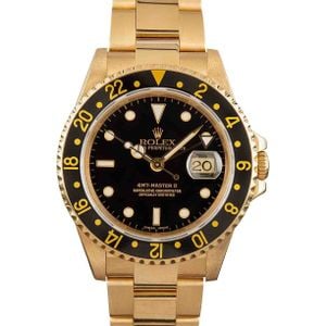 Rolex GMT-Master II Ref 16718 18k Gold