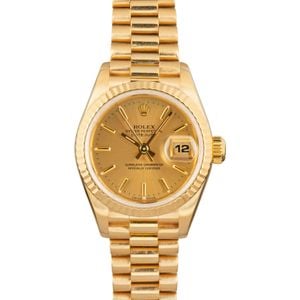 Rolex Datejust ref 79178 18k Yellow Gold