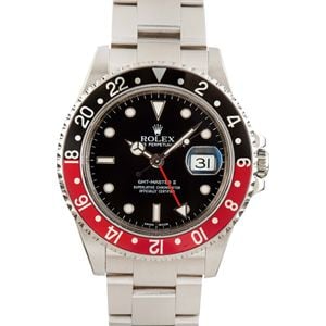 Used Rolex GMT-Master II Ref 16710 Red & Black Coke