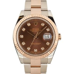 Rolex Datejust 41 Ref 126331 Steel & 18k Everose