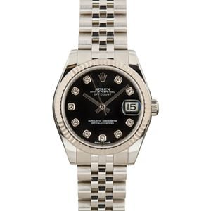 Pre-Owned Rolex Datejust 178274 Diamond Dial