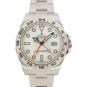 Rolex Explorer II 216570 White Polar Dial