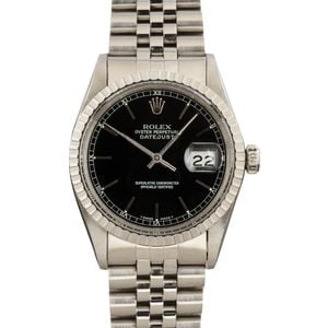 Rolex Datejust 16030 Black Dial