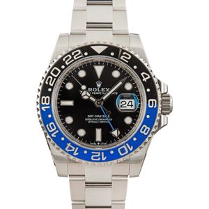 Rolex GMT-Master II Ref 126710 Batman Oyster